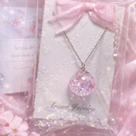 春の夢✽桜の雫ネックレス✽スワロフスキー