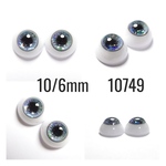 10749 ✤ 10/6mm ドール用アイチップ 彫刻TYPE