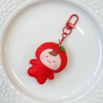 【キーホルダー】ぽよっと癒しのぽよりのちゃん🍎