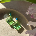 2pcs)数量限定商品)オリジナル香水パーツ)square green)#ts5