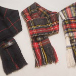 ウールチェック マフラー