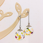 ✳︎水玉ヨーヨーノンホールピアス✳︎