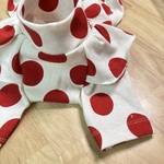 犬服　ドット　Tシャツ  ワンピース　オーダー