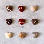 【組み合わせが選べる】chocolate heart♡ ハートモチーフ