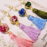 【再販３♪】イヤホンジャック　4つの宝石箱　レジン