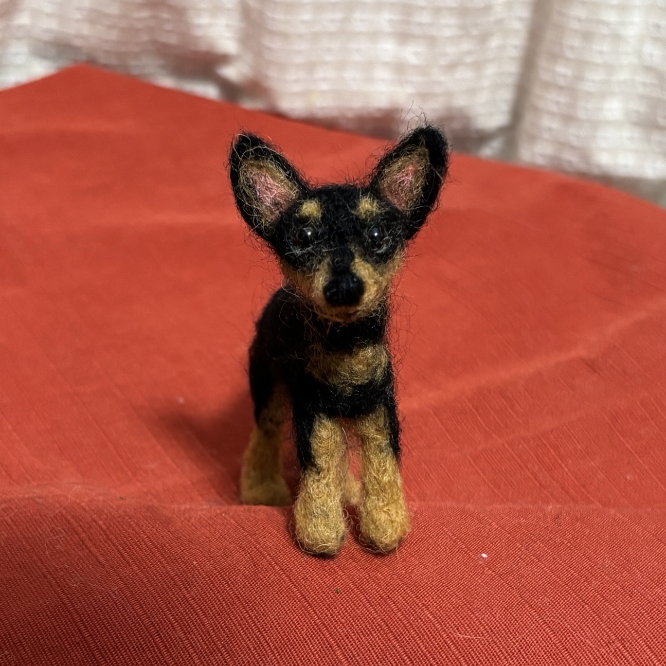 見本 ミニチュアピンシャー 羊毛フェルトミニチュアピンシャー - DOG