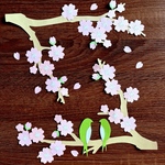 壁面飾り　春　装飾　桜　さくら　ハンドメイド　保育室　壁面　手作り　春の壁面　4月装飾　3月　ウグイス　鶯