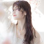 桜色の約束　naturalpink　ネックレス　14kgf