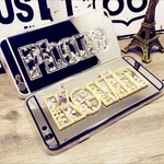 キラキララインストーン✨名前入れオーダーメイド iphoneケース