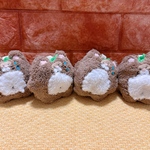 あせあせたぬき茶色いぬいぐるみキーホルダー