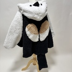 大人のふわもこケープ 雪の妖精シマエナガ 