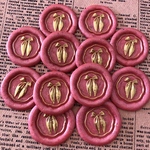 ✨Wax Seal Stamp✨シーリングスタンプ〝薔薇と骸骨〟シールパーツ＊コラージュ素材