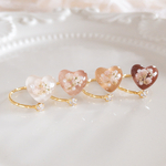 選べるカラー〖ﾌﾘｰｻｲｽﾞﾘﾝｸﾞ〗petit amour⌇ｼﾞﾙｺﾆｱ付き　　　　　　　　　　　　　　　　　指輪　ﾘﾝｸﾞ　ﾚｼﾞﾝﾘﾝｸﾞ　お花ﾘﾝｸﾞ　ﾚｼﾞﾝｱｸｾｻﾘｰ