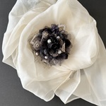 プリザーブドフラワーの薔薇のコサージュ　さくら色
