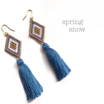 【再×6】tassel × native pierce(blue)