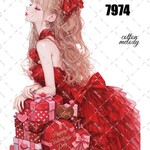 original sticker « no.7974 »     //     人物ステッカー オリジナルステッカー オリジナル人物ステッカー ステッカー cotton melody