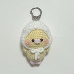 ぽてっとひよこ（あみぐるみキーホルダー）