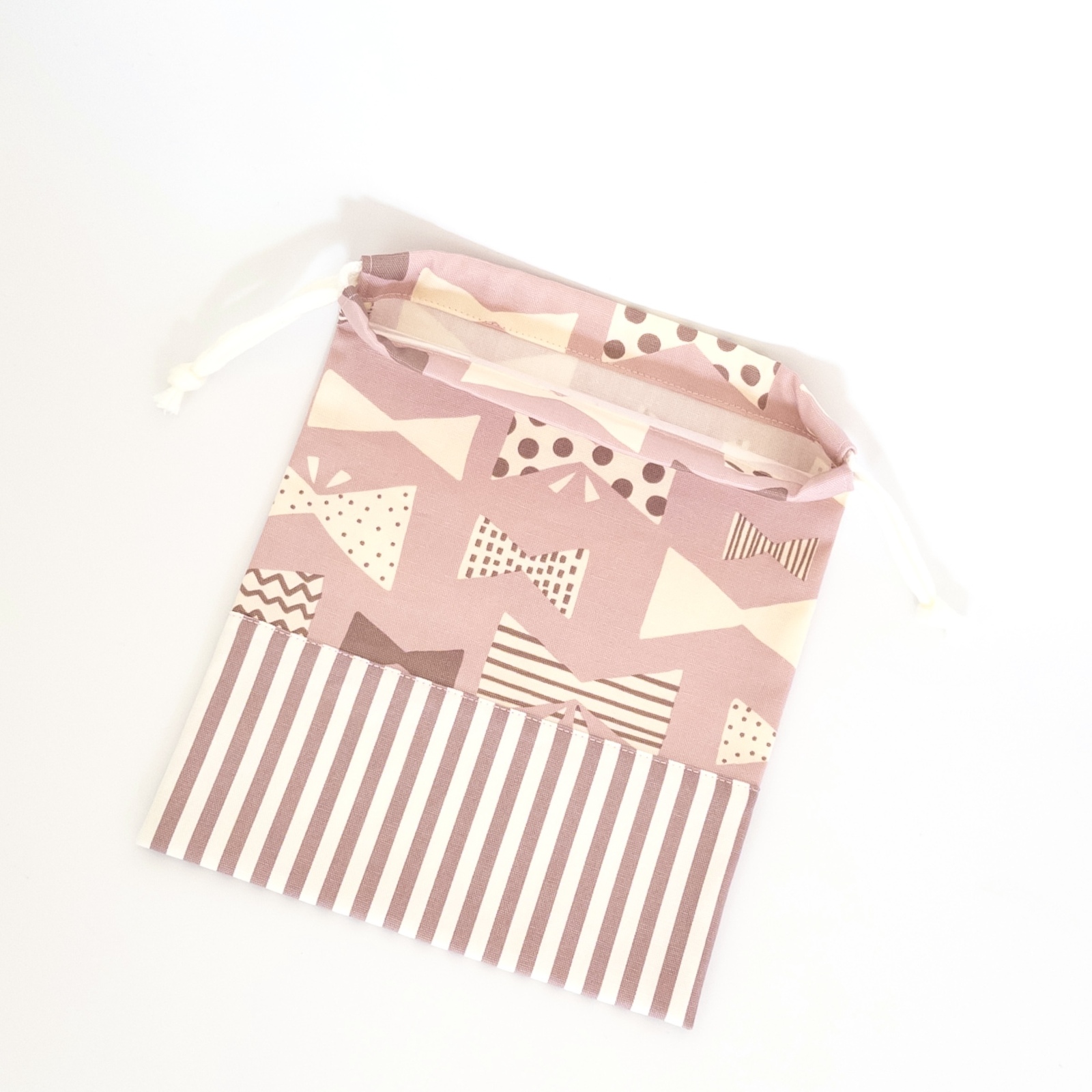 New*リボン🎀女の子の入学7点セット・くすみカラーキルティング