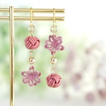 ⌘花玉⌘    水引アクセサリー　水引ピアス　水引イヤリング