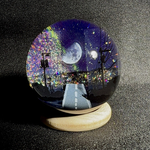 🌃🛣️ あの日の帰り道 ～Moonlit Road Resin Sphere～