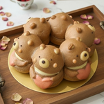 バレンタイン💌ハートを持ったくまさんのちぎりパン