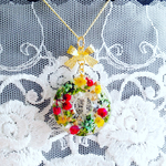[★PSYCHE☆] クリスマスリース ネックレス 《冬季限定》