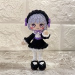 紫リボンのお嬢様