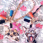 na様ご予約/猫ちゃん刺繍バッグチャーム他5点