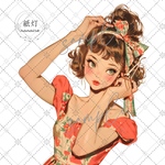 no.233オリジナル人物ステッカー