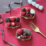 バレンタイン❤️赤とビターのおとなチョコレートピルケース( A )