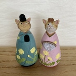 猫のおひなさま（茶トラ）
