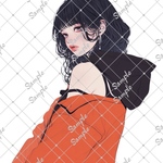 ℳ. xoxoshop オリジナル人物ステッカー2026.2月No.163