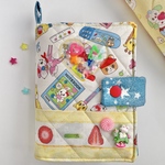 \ｼｬｶｼｬｶﾊｰﾄ♡/苺ショートな平成キルトシール帳🍰文房具レトロ✏️📚