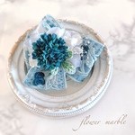 ✳︎゜new✳︎ 卒業式・入学式　✳︎インド刺繍リボンの上品コサージュ｜静かな華やぎ・一点物
