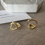 【つけっぱなし OK / S925】ハートフープピアス/シルバー925ピアス つけっぱなしピアス ゴールドピアス ハートピアス ワンタッチピアス キャッチレスピアス フープピアス ギフト ピアス