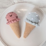 ♡新作♡アイスクリーム🍦2色🩵🩷
