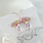 ＊再販＊【14kgf】パステルカラー＊フープピアス
