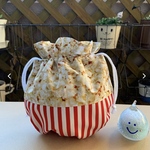 chakapom様　専用　送料込みです。まんまる　巾着　ポーチ　ポップコーン🍿