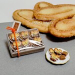 ミニチュア　焼き菓子「ハートのチョコパイ」