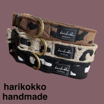〈No.196〉オーダー首輪/刺繍リボン/首輪/リード/ハーネス/ハーフチョーク/ショルダーリード/ペットグッズ/
