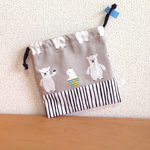 しろくまさんの巾着
