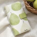 木陰のプリンセス　手帳型スマホケース(iPhone,android)　ラフランス