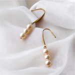 【COULEUR】淡水パールピアス／サージカルステンレス316L／ゴールド／上品シンプル／結婚式・入学式・お呼ばれにも／低アレ対応／ギフトにもおすすめ