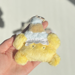 おやすみかにシュークリームのぬいぐるみバッグチャーム(まくら付き)蟹