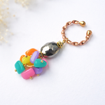 《再》こだわりフィットイヤーカフ　花雫