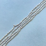 淡水真珠・ライス・グレー・3-4mm　FW-1-20・グレー