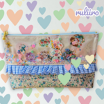 マチ付きシャカシャカポーチ　わんちゃん