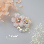 『いつもそばにいるよ』 桜 刺繡ブローチ