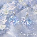 ✧ スノードーム ピアス・イヤリング ✧― 人魚姫の落とし物 ―キラキラ / ゆらゆら / ガラスドーム