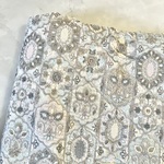 108cm×50cm  インド刺繍生地　オフホワイト